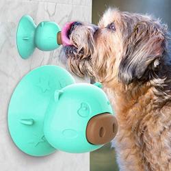 POSO Dog Lick Pad for Washing,Shower - with Suction for Stress Pet Lick Mat, Dogs Lick Pad for Relieve Stress, Replaceable 3pcs Dog Treat