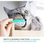 ALAIX Cat Catnip Interactive Chewing Toy, Dental Care Toothbrush for Kitten Kitty Teeth Cleaning, Leaky Food Device, Fish Shape Pet Toy - Oral Care Natural Silicone ALAIX Cat Catnip Interactive Chewing Toy, Dental Care Toothbrush for Kitten Kitty Teeth Cleaning, Leaky Food Device, Fish Shape Pet Toy - Oral Care Natural Silicone