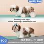 Premium Dog Comb for Easily Removes Tangles and Knots. Cat Comb for Removing Matted Fur. Best double-sided stainless steel Pet Grooming Tool, available in 2 different sizes, for Short or Long Hair.