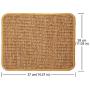 AIEX 1 Pcs Cat Scratcher Mat, Natural Sisal Cat Scratching Pads Non-Slip Cat Scratching Rug for Cat Scratching Claws and Sleeping (14.57x11.03 Inch)