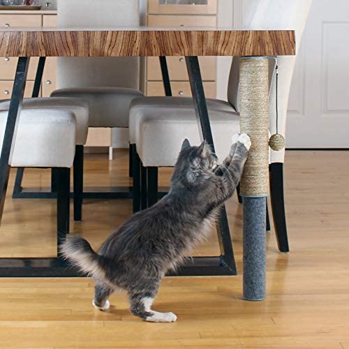 Primetime Petz Hauspanther Scratch Pole Deluxe - Adjustable Under-Table Cat Scratcher