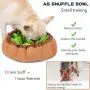 Dog Feeding Mat Large, Dog Snuffle Mat Pet Snuffle Bowl Pet Cat Snuffle Mat Cat Snuffling Nose Work Mat IQ Training Slow Eat Bowl