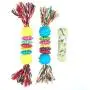 NPTCL Dog Chew Toys Puppy Teething Toys Squeaky Pet Toys with Rope for Small and Medium Dogs, Non Toxic Rubber, 3 Pack…