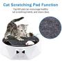 B Bascolor Interactive Cat Toys for Indoor Cats Electronic Squeaky Mouse Cat Toy Automatic Kitten Hunting Toy with Rotating Mouse & Scratching Pad for Cats Kitten Pets