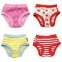 Alfie Pet - Torri Diaper Dog Sanitary Pantie 4-Piece Set - Size: XL (for Small Girl Dog Breeds)