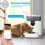 Automatic Dog Feeder with Camera, XYZCREAT 7L Auto Cat Feeder Food Dispenser for Small & Medium Pets, Smart Pet Feeder supports Voice and Video Recording, Programmable Timer for up to 10 Meals Per Day