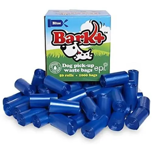 Bark Dog Waste Poop Bags, 1000 Count, Blue