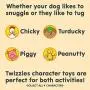 Emerald Pet - Dog Toys for Small Dogs, Stuffed Dog Toy, Interactive Crinkle Paper, Durable Chew Toy, Tough Liner, Double Stitched for Added Strength Emerald Pet - Dog Toys for Small Dogs, Stuffed Dog Toy, Interactive Crinkle Paper, Durable Chew Toy, Tough Liner, Double Stitched for Added Strength