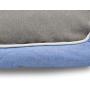 Long Rich waterproof rectangle High back bolster comfort Pet bed ,Dog Bed with removable and reversible insert cushion, by Happycare Textiles