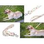 Bubblepup Dog Collar and Leash Set, Dog Collar with Leash Set Adjustable Dog Collar and Leash for Small Medium Large Dogs