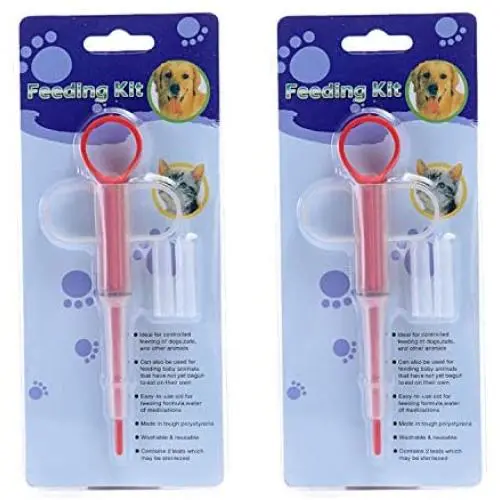 LIXIN Pet Medicine Feeder (2 Pack) Cat Dog Puppy Soft Tip Medical Feeding Versus Control Rods,Pet Pill Dispenser Suit LIXIN Pet Medicine Feeder (2 Pack) Cat Dog Puppy Soft Tip Medical Feeding Versus Control Rods,Pet Pill Dispenser Suit