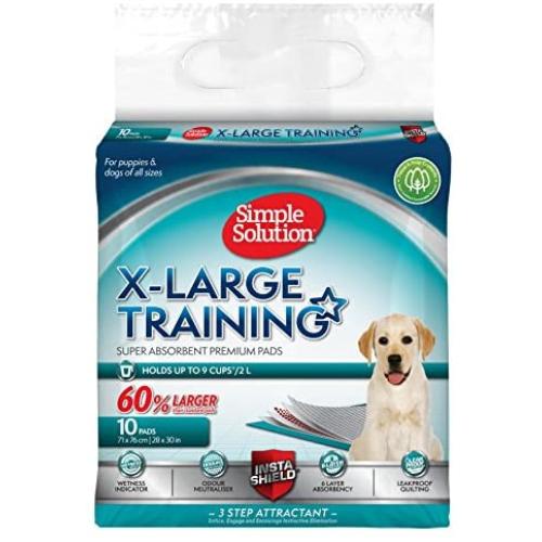 Simple Solution Premium Dog and Puppy Training Pads (Pack of 10)