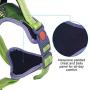 ThinkPet Upgraded Comfortable Dog Harness - Full Adjustable Reflective Vest Harness with Control Handle, Neoprene Padded Dog Vest, Unique Design Outdoor Nylon Harness