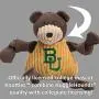 HuggleHounds Officially Licensed College Mascot Plush Corduroy Durable Squeaky Knottie, Great Dog Toys for Aggressive Chewers HuggleHounds Officially Licensed College Mascot Plush Corduroy Durable Squeaky Knottie, Great Dog Toys for Aggressive Chewers