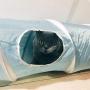 ShiLei Foldable pet Tunnel, cat Toy Tunnel, Steel Frame, 3 Openings, Light and Portable, Soft and Durable, Easy to Clean and Store