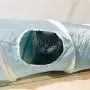 ShiLei Foldable pet Tunnel, cat Toy Tunnel, Steel Frame, 3 Openings, Light and Portable, Soft and Durable, Easy to Clean and Store