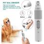 Aeyu Pet Nail Grinder,Rechargeable Pet Nail Grinde,Quiet 2Speed USB Rechargeable Pet Nail Trimmer Paws,Gentle Paws Grooming Nail Grinder for Large Medium Small Dogs and Cats and Other Small Medium Pet