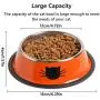 Dorakitten Cat Bowls Stainless Steel, 3PCS Cat Food and Water Bowl Set Pet Dog Bowl with 2 Food Scoops Non Slip Shallow Make Cats Feel Comfortable Dorakitten Cat Bowls Stainless Steel, 3PCS Cat Food and Water Bowl Set Pet Dog Bowl with 2 Food Scoops Non Slip Shallow Make Cats Feel Comfortable