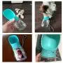 JUILE YUAN Dog Water Bottle, Leak Proof Portable Puppy Water Dispenser with Drinking Feeder for Pets Outdoor Walking, Hiking, Travel, BPA Free Food Grade Plastic Pet Supplies JUILE YUAN Dog Water Bottle, Leak Proof Portable Puppy Water Dispenser with Drinking Feeder for Pets Outdoor Walking, Hiking, Travel, BPA Free Food Grade Plastic Pet Supplies