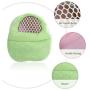 Yosoo 1 PCS Portable White Mesh African Hedgehog Hamster Breathable Pet dog Carrier Bags Handbags Puppy Cat Travel Backpack (M, White Mesh - Green)
