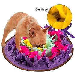 IFOYO Pet Snuffle Mat, Dog Feeding Mat Small Dog Training Pad Pet Nose Work Blanket Non Slip Pet Activity Mat for Foraging Skill, Stress Release