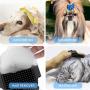 None/Brand Soft Rubber Pet Bath Shampoo Brush for Dog and Cat Skin Massage, Hair Grooming Silky, Soft Safe Finger Toothbrush, Cleaning Pet Teeth Set