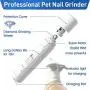 Goldnile Dog Nail Grinder,Upgraded Rechargeable Electric Pet Nail File for Paws Grooming Trimming Shaping,2 High Rotation Speed Quiet Nail Trimmer Clippers for Large Medium Small Pet Dogs & Cats Goldnile Dog Nail Grinder,Upgraded Rechargeable Electric Pet Nail File for Paws Grooming Trimming Shaping,2 High Rotation Speed Quiet Nail Trimmer Clippers for Large Medium Small Pet Dogs & Cats