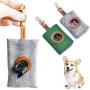 SUXIU Light Outdoor Dog Cat Storage Organizer Manual Cleaning for Pet Poop Bags Dispenser Waste Bags Holder Dog Supplies Trash Box(Grey)