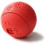 Interactive Treat Dispensing Toy Ball Puzzle for Dogs, Puppies - Intelligence and IQ Training to Reduce Separation Anxiety and Keep Pet Active While Away Red