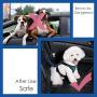 AUTOWT Dog Seatbelt, 2 Pack Pet Car Seatbelt Headrest Restraint Adjustable Puppy Safety Seat Belt with Elastic Bungee and Reflective Stripe Connect with Dog Harness