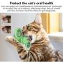 Colorful gourd Windmill cat Toy with cat Turntable Interactive pet Toy Built in LED Ball Rotating cat Toothbrush Turntable Massage scratchingtickle chew Toy Suction Cup Base