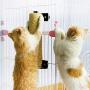 Gatoo Cat Scratching Post, Wall Mounted Cat Scratcher Grinding Claws Pole for Cat Cage, Space-Saving Natural Sisal Cat Furniture for Cats/Kittens