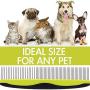 MG+ Dog Comb, Cat Comb with Rounded and Smooth Ends Stainless Steel Teeth and Non-Slip Grip Handle, Pet Comb for Long and Short Haired Dogs, Cats and Other Pets