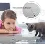 Tinland Feeding Mat for Kitten, Compact Food Mat for Kitty Cat Small Dog Anti-Slip Waterproof Food Grade Silicone Raised Rim