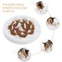 kathson Cat Slow Feeder Bowl, Ceramic Slow Eating Bowl Fun Interactive Feeder Prevent Feeder Anti Gulping Healthy Diet Pet Bowls Against Bloat Indigestion Obesity