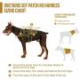 OneTigris SGT Patch K9 Mesh Soft Padded Harness Patch Paneled Walking Vest with Vertical Handle