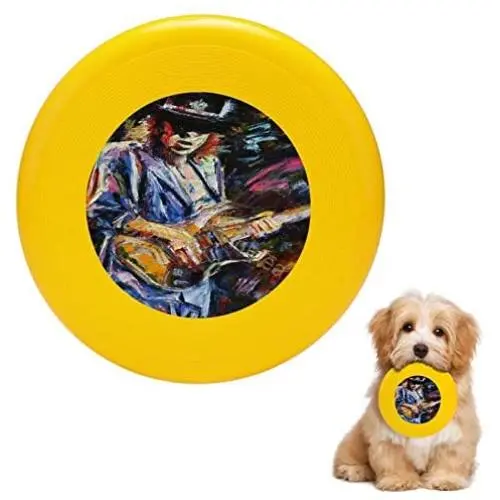 Pet Frisbee Flying Disc Dog Toy - Multifunction Stevie Ray Vaughan Debra HURD