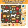 PUPTECK Washable Pee Pads for Dogs - 2 Pack Reusable Puppy Potty Training Mats, Anti-Slip Dog Whelphing Pads, Waterproof Pet Food Water Bowls Mats, 24''x36''