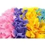 BeesClover Pet Dog Sniffing Mat Find Food Training Blanket Play Toy for Slow Food Puzzle Sniffing Pad   Four-Petal pet Gift