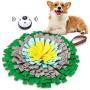 Vemupohal Snuffle Mat for Dogs,with Dog Bells-,Dog Puzzle to Encourage Dogs to Hunt Naturally,Stimulating Intelligence and Relieving Stress,Train Your Dog to Eat Regularly