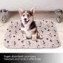 Reusable & Washable Dog Pee Pad, Waterproof Strong Heavy Duty Absorbency Potty Training Pads for Dog Puppy and Cat