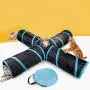 ocijf179 Cat Crinkle Sound 4-Way-Out Tunnel Collapsible Game Pet Nest Supplies with Ball ocijf179 Cat Crinkle Sound 4-Way-Out Tunnel Collapsible Game Pet Nest Supplies with Ball