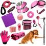 Setonware-Premium Puppy Starter Kit - Dog Supplies, Accessories, & Essentials. Puppy Kit has a Leash, Collar, Training Aids, Bowls, Toys, & More for Your New Puppy