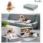 Bounabay Washable Pee Pads for Dogs, 4-Layer Fabric, Premium Stain Resistant Quick Absorbent Waterproof and Non-Slip Pad, Puppy Pads Dog Training Pad for Home, Travel