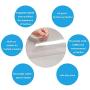 Senna Kang Cat anti-scratch tape (4-piece set), Cat Furniture protector, transparent training tape, protecting furniture, sofa, cushion, wall, mattress, car seat, door, XL (17.7 x 11.8 in), 20 screws