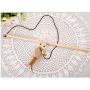 Wooden Pole Hemp Mice Mouse Tease Cats Rods Plaything Environmental Fashion Wood Pet Toys