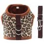 Pet Dog Harness Soft Comfortable Adjustable Strong Dog Harness for Small Medium Large Dog Cat Leash Harness PY0030 Leopard 24x7.5 cm Pet Dog Harness Soft Comfortable Adjustable Strong Dog Harness for Small Medium Large Dog Cat Leash Harness PY0030 Leopard 24x7.5 cm