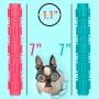 UNIQBRIAN Dog Toothbrush Chew Toy - Durable Rubber Sticks for Chewers Large Tough Dogs-Small Dogs Teeth Cleaning-Puppy Teething-Strong Dental Medium Breed Puppies-Set of 2