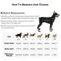 Fairwin Emotional Support Dog Vest Harness for Service Dog - Adjustable Nylon with Removable Reflective Patches for Emotional Support Dogs Large Medium Small Sizes
