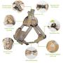 WINSEE Dog Harness and Collar Set for Large Dogs camo, Reflective Adjustable Step in Dog Halter Harnesses no Pull with Cobra Buckle Dog Collar Heavy Duty, Soft Padded Pet Vest Walking Harness Brown WINSEE Dog Harness and Collar Set for Large Dogs camo, Reflective Adjustable Step in Dog Halter Harnesses no Pull with Cobra Buckle Dog Collar Heavy Duty, Soft Padded Pet Vest Walking Harness Brown